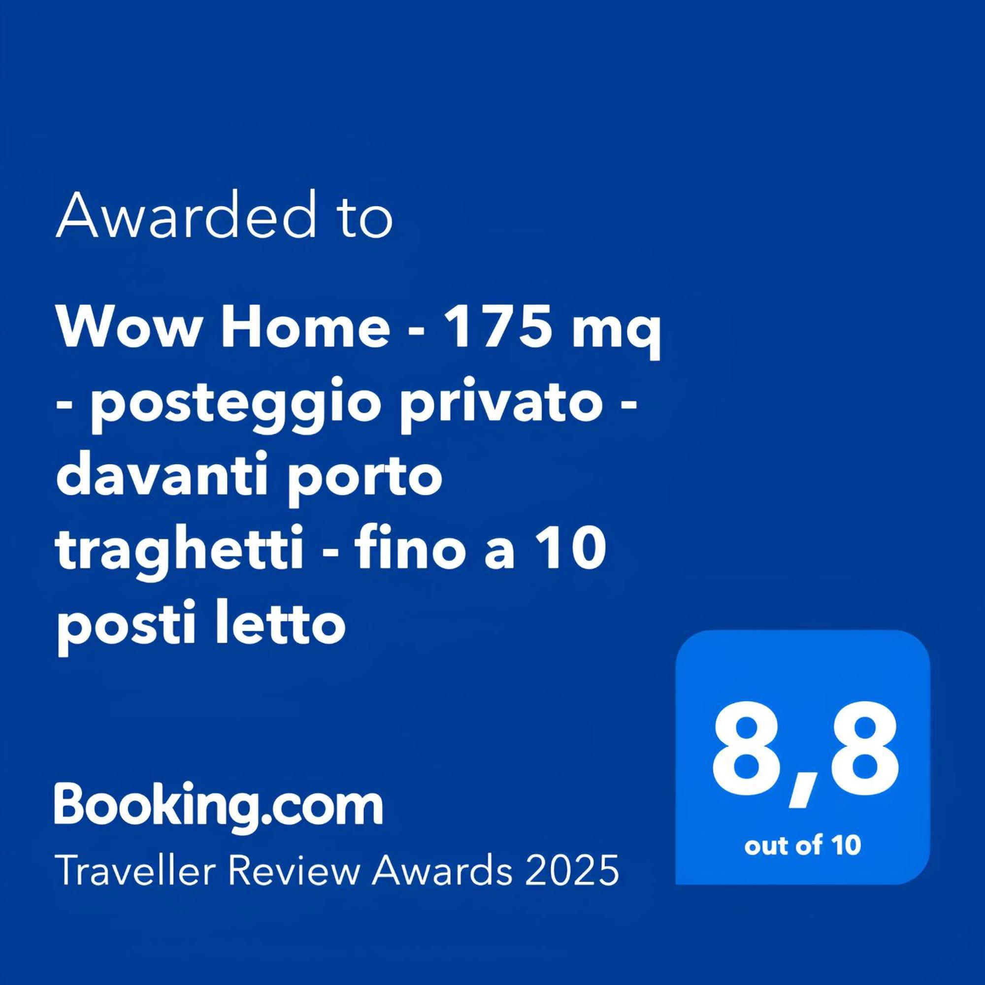Wow Home - 175 Mq - Posteggio Privato - Davanti Porto Traghetti - Fino A 10 Posti Letto جنوة المظهر الخارجي الصورة